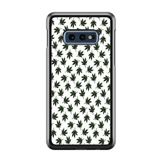 Motif Weed Samsung Galaxy S10E Case-Plastic / Full Wrap (3D Case)-Xtracase