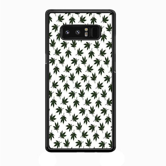 Motif Weed Samsung Galaxy Note 8 Case-Plastic / Full Wrap (3D Case)-Xtracase