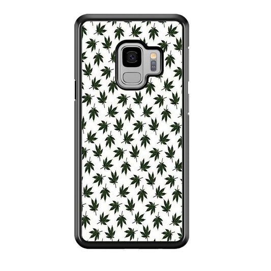 Motif Weed Samsung Galaxy S9 Case-Plastic / Full Wrap (3D Case)-Xtracase