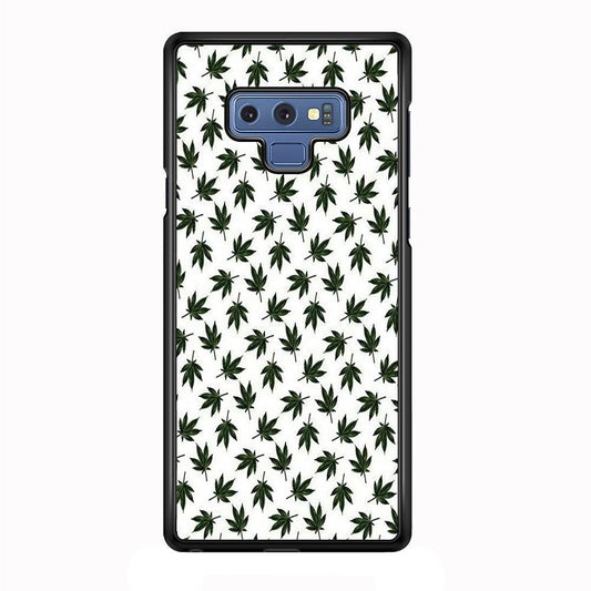 Motif Weed Samsung Galaxy Note 9 Case-Plastic / Full Wrap (3D Case)-Xtracase