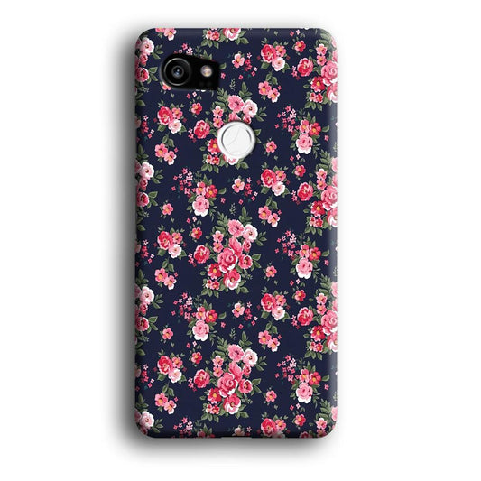 Motif Beautiful Flower 002 Google Pixel 2 XL 3D Case-Xtracase