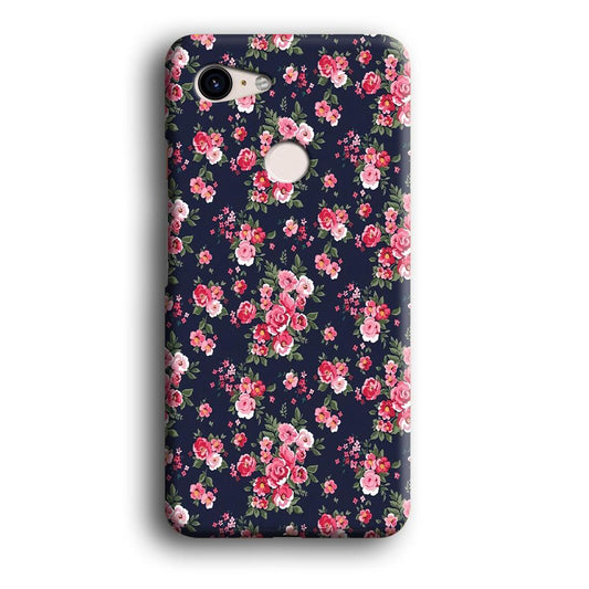 Motif Beautiful Flower 002 Google Pixel 3 XL 3D Case-Xtracase