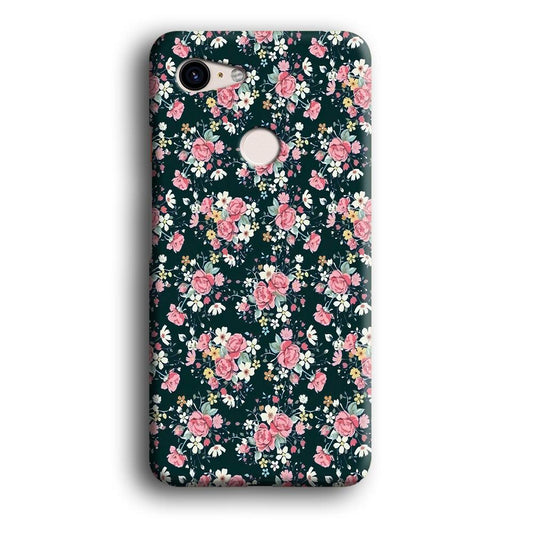 Motif Beautiful Flower 003 Google Pixel 3 3D Case-Xtracase