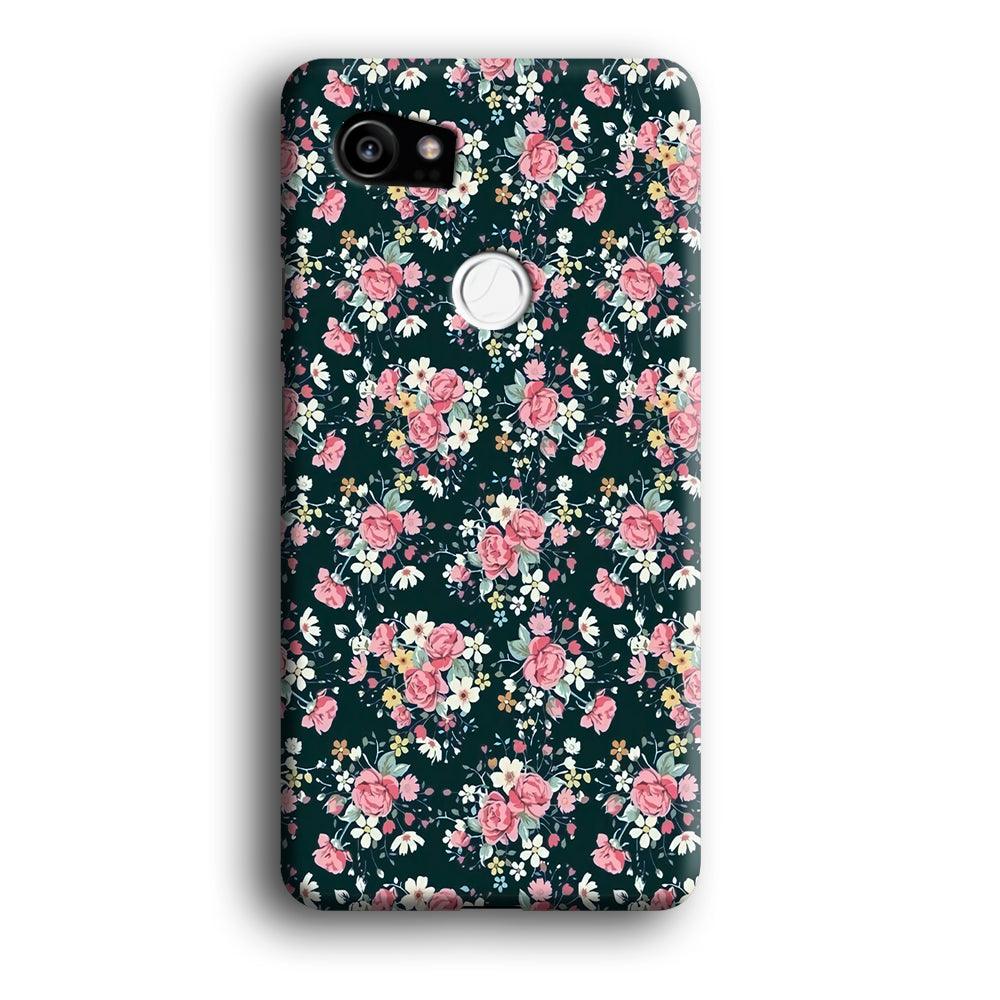 Motif Beautiful Flower 003 Google Pixel 2 XL 3D Case-Xtracase
