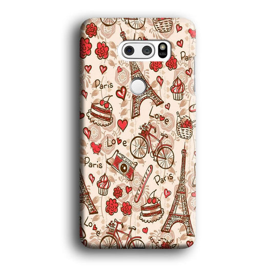 Motif Paris Love LG V30 3D Case-Xtracase