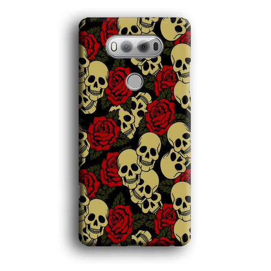 Motif Skull and Rose LG V20 3D Case-Xtracase