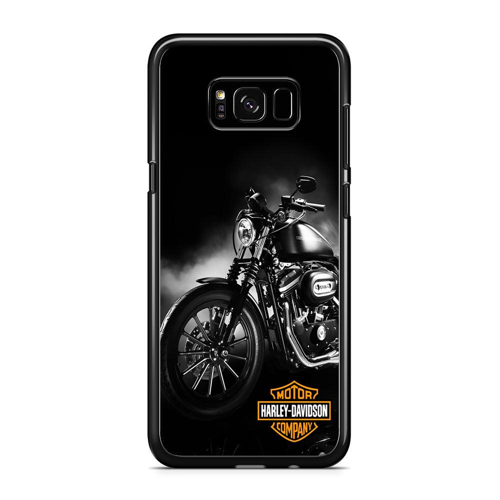 Motor Harley Davidson Samsung Galaxy S8 Case-Rubber / Black (2D Case)-Xtracase