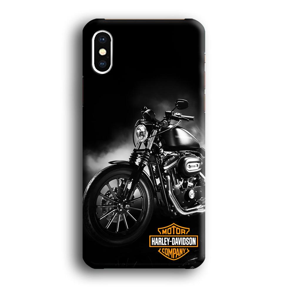 Motor Harley Davidson iPhone Xs Max Case-Plastic / Full Wrap (3D Case)-Xtracase