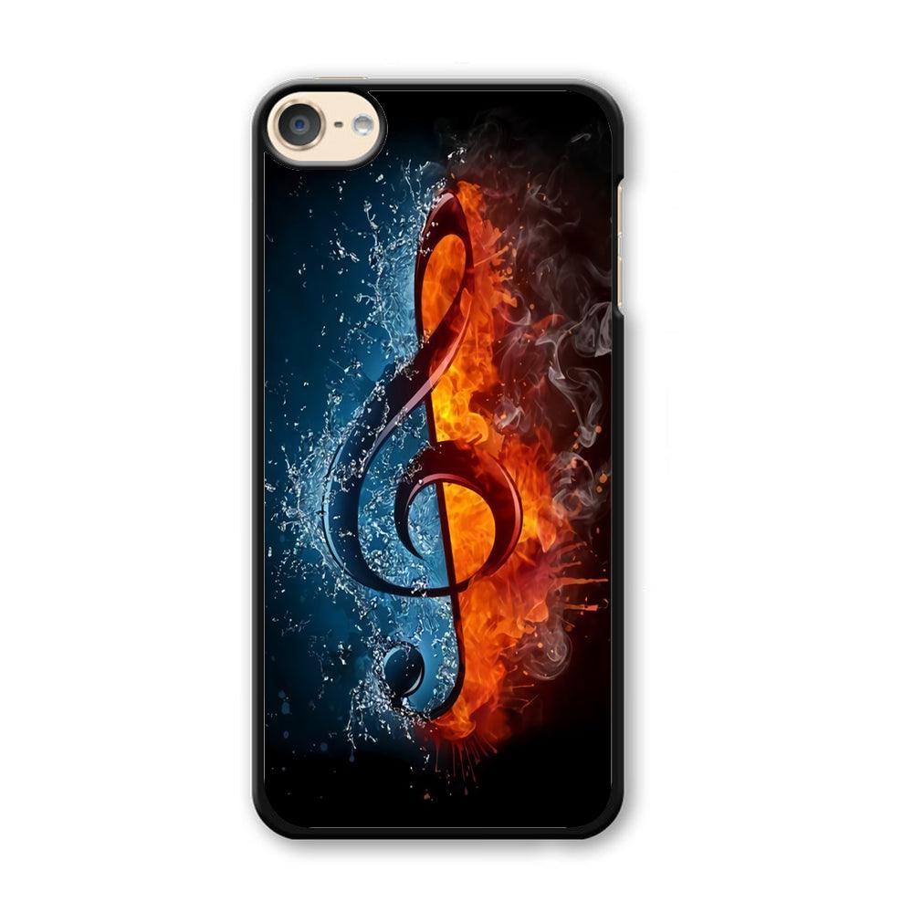 Music Art Colorfull 002 iPod Touch 6 Case-Plastic / Full Wrap (3D Case)-Xtracase
