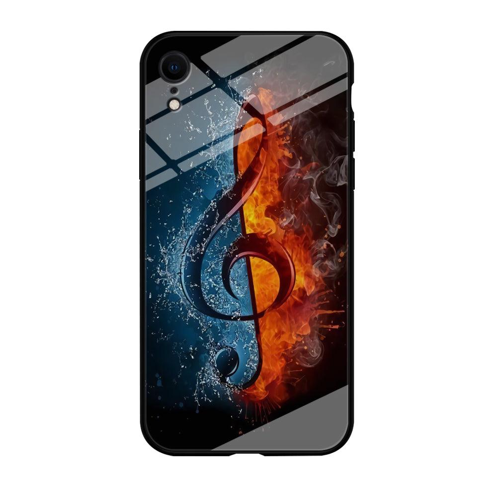 Music Art Colorfull 002 iPhone XR Case-Tempered Glass Case-Xtracase