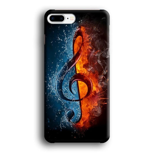 Music Art Colorfull 002 iPhone 8 Plus Case-Plastic / Full Wrap (3D Case)-Xtracase