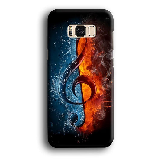 Music Art Colorfull 002 Samsung Galaxy S8 Case-Plastic / Full Wrap (3D Case)-Xtracase