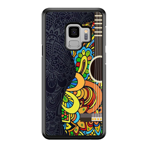 Music Guitar Art 001 Samsung Galaxy S9 Case-Plastic / Full Wrap (3D Case)-Xtracase