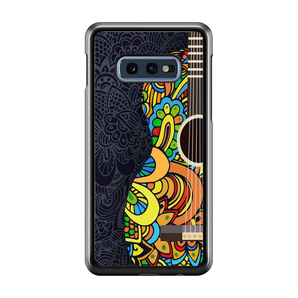 Music Guitar Art 001 Samsung Galaxy S10E Case-Plastic / Full Wrap (3D Case)-Xtracase