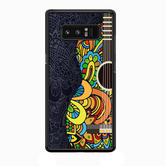 Music Guitar Art 001 Samsung Galaxy Note 8 Case-Plastic / Full Wrap (3D Case)-Xtracase