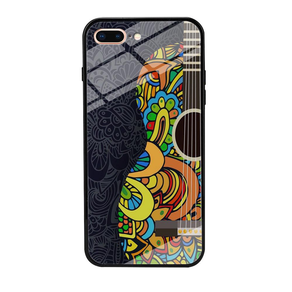 Music Guitar Art 001 iPhone 8 Plus Case-Tempered Glass Case-Xtracase
