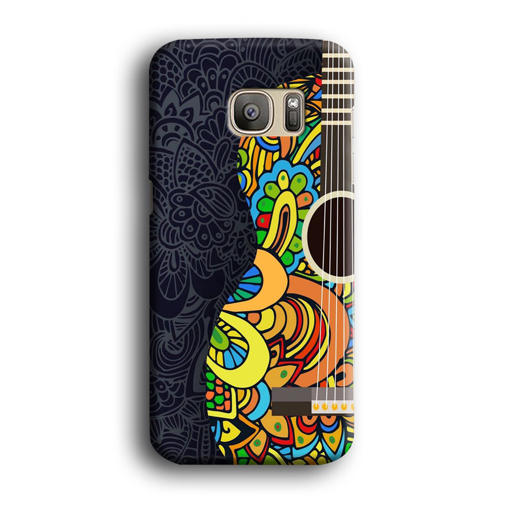 Music Guitar Art 001 Samsung Galaxy S7 Case