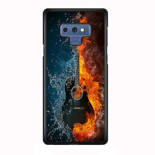 Music Guitar Art 002 Samsung Galaxy Note 9 Case-Plastic / Full Wrap (3D Case)-Xtracase