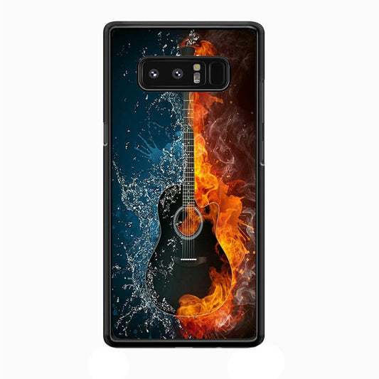 Music Guitar Art 002 Samsung Galaxy Note 8 Case-Plastic / Full Wrap (3D Case)-Xtracase