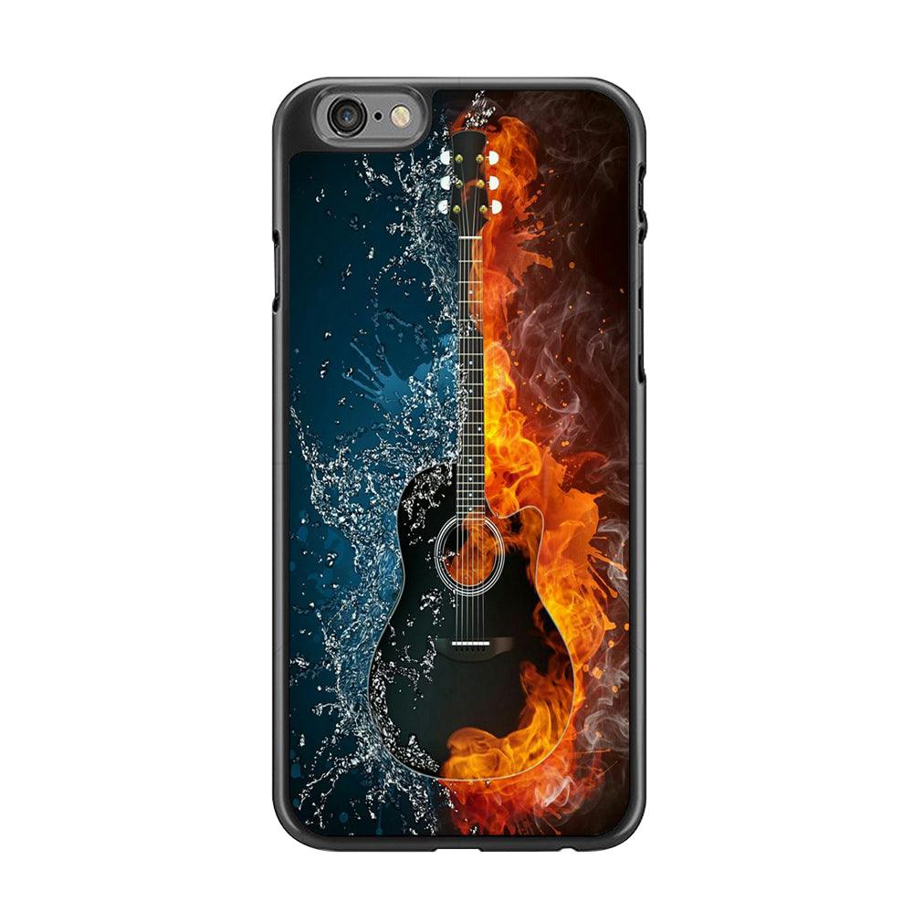 Music Guitar Art 002 iPhone 6 | 6s Case-Rubber / Black (2D Case)-Xtracase
