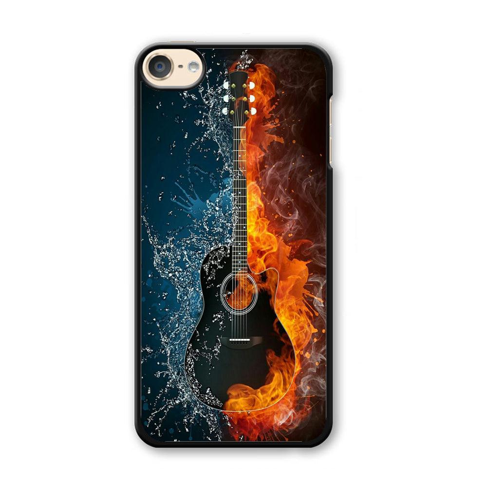 Music Guitar Art 002 iPod Touch 6 Case-Plastic / Full Wrap (3D Case)-Xtracase