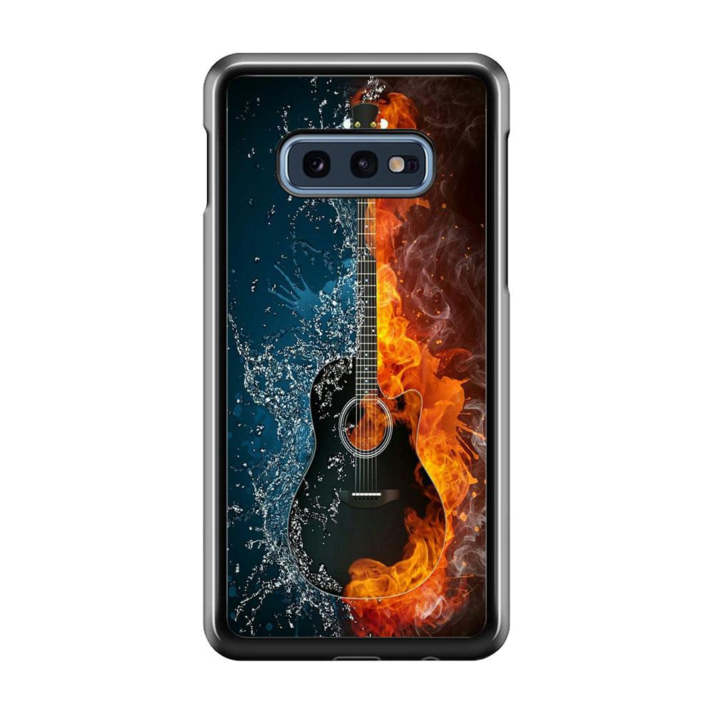 Music Guitar Art 002 Samsung Galaxy S10E Case-Plastic / Full Wrap (3D Case)-Xtracase