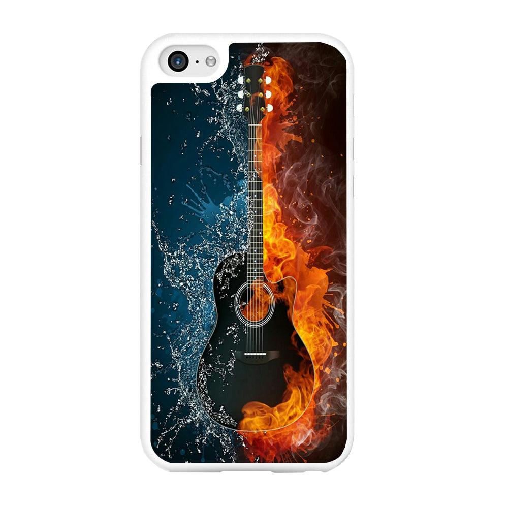 Music Guitar Art 002 iPhone 6 | 6s Case-Rubber / White (2D Case)-Xtracase