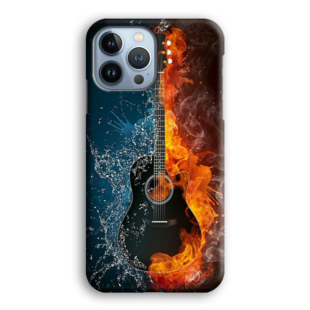 Music Guitar Art 002 iPhone 13 Pro Case-Plastic / Full Wrap (3D Case)-Xtracase