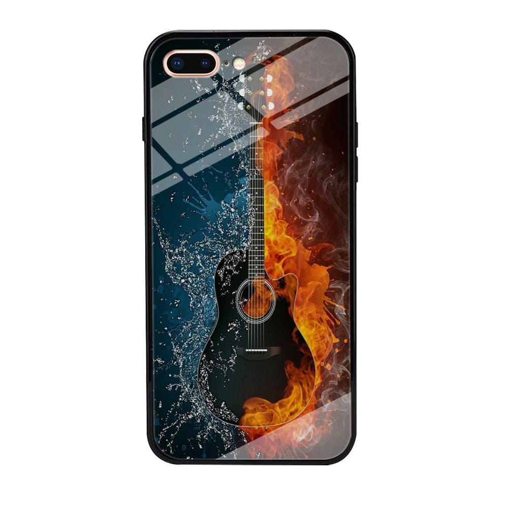 Music Guitar Art 002 iPhone 8 Plus Case-Tempered Glass Case-Xtracase