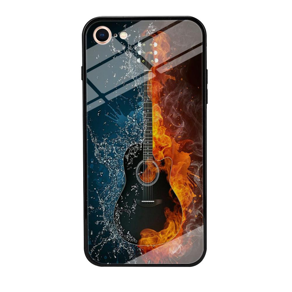 Music Guitar Art 002 iPhone 8 Case-Tempered Glass Case-Xtracase