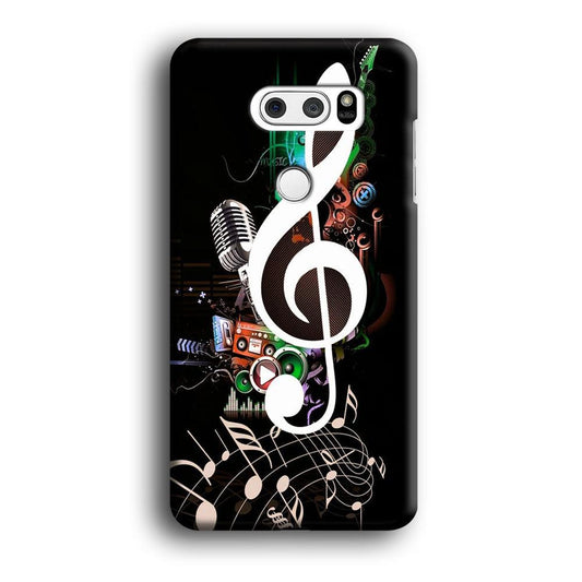 Music Art Colorfull 005 LG V30 3D Case-Xtracase