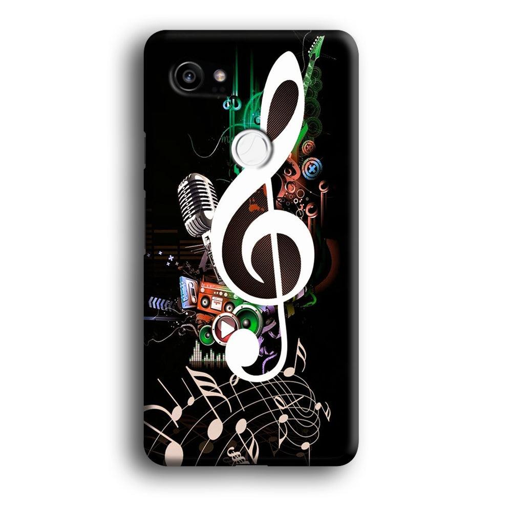 Music Art Colorfull 005 Google Pixel 2 XL 3D Case-Xtracase