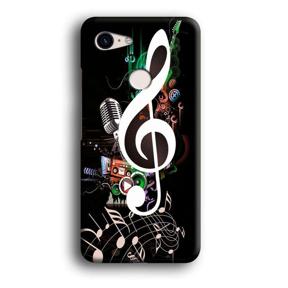Music Art Colorfull 005 Google Pixel 3 3D Case-Xtracase