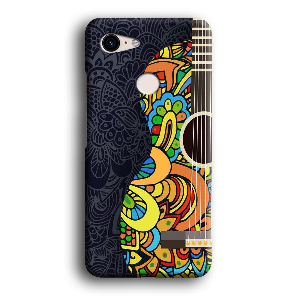 Music Guitar Art 001 Google Pixel 3 XL 3D Case-Xtracase