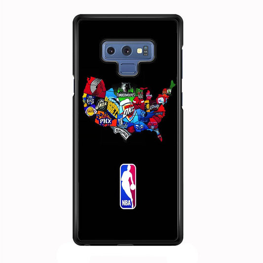 NBA Basketball Samsung Galaxy Note 9 Case-Plastic / Full Wrap (3D Case)-Xtracase