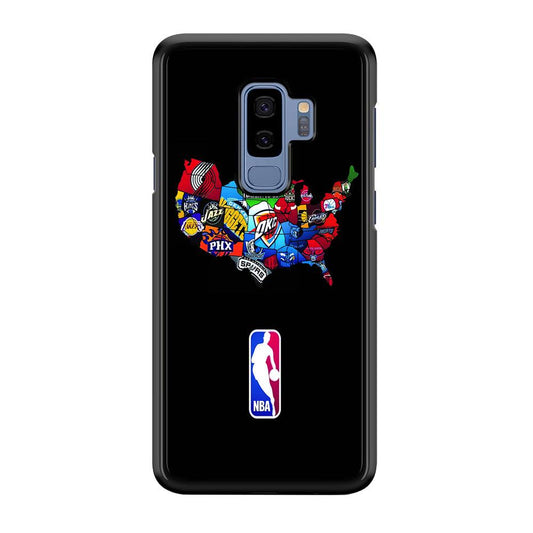 NBA Basketball Samsung Galaxy S9 Plus Case-Plastic / Full Wrap (3D Case)-Xtracase