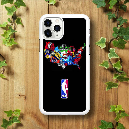 NBA Basketball iPhone 11 Pro Case-Plastic / Full Wrap (3D Case)-Xtracase