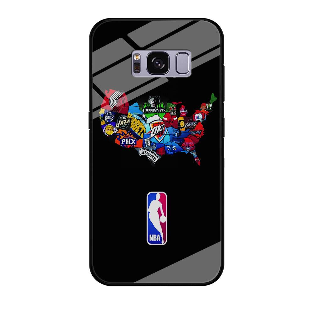 NBA Basketball Samsung Galaxy S8 Case-Tempered Glass Case-Xtracase
