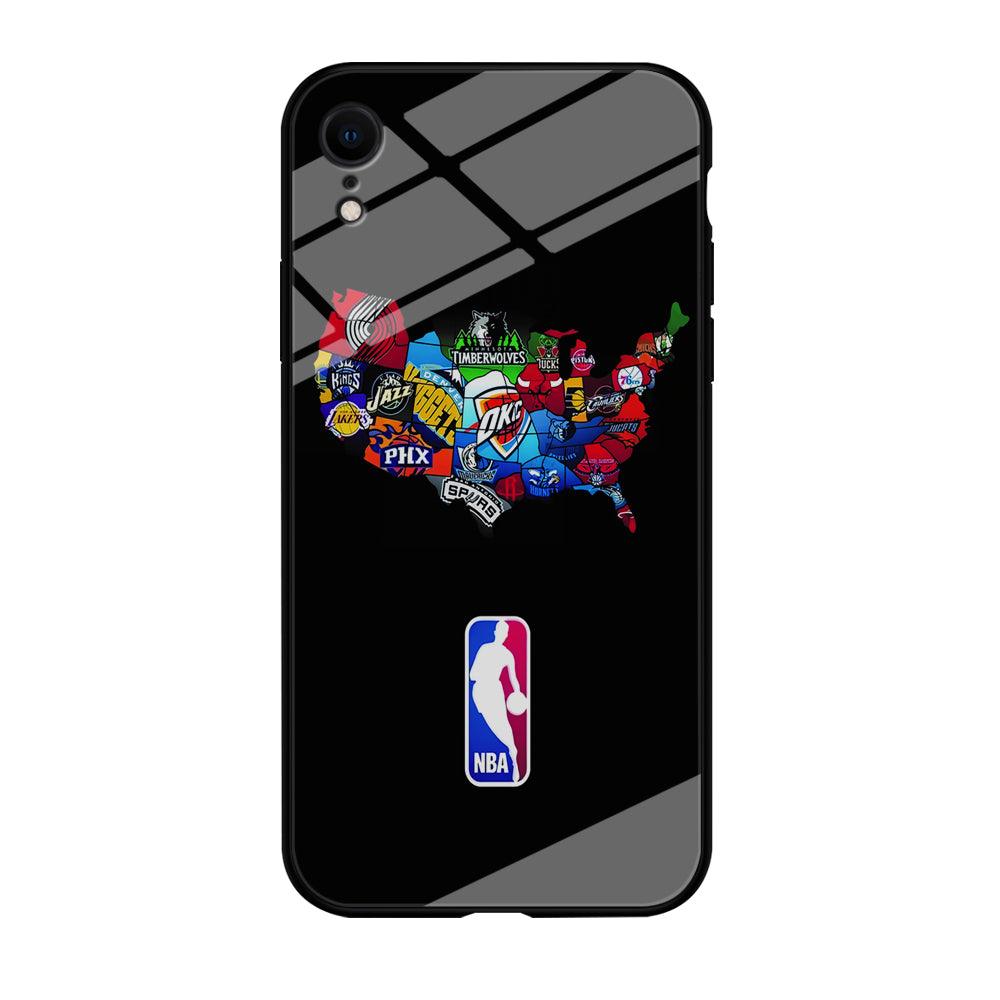 NBA Basketball iPhone XR Case-Tempered Glass Case-Xtracase