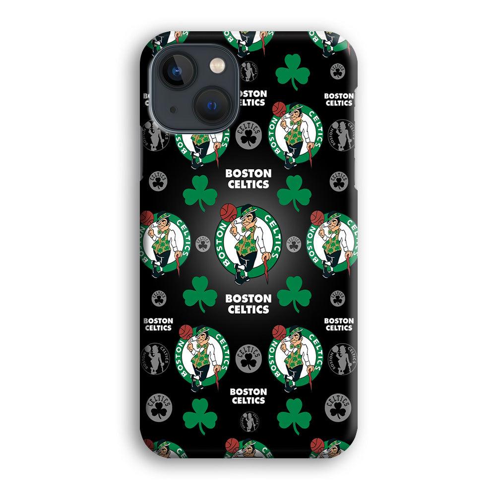 NBA Boston Celtic Basketball 001 iPhone 13 Case-Plastic / Full Wrap (3D Case)-Xtracase