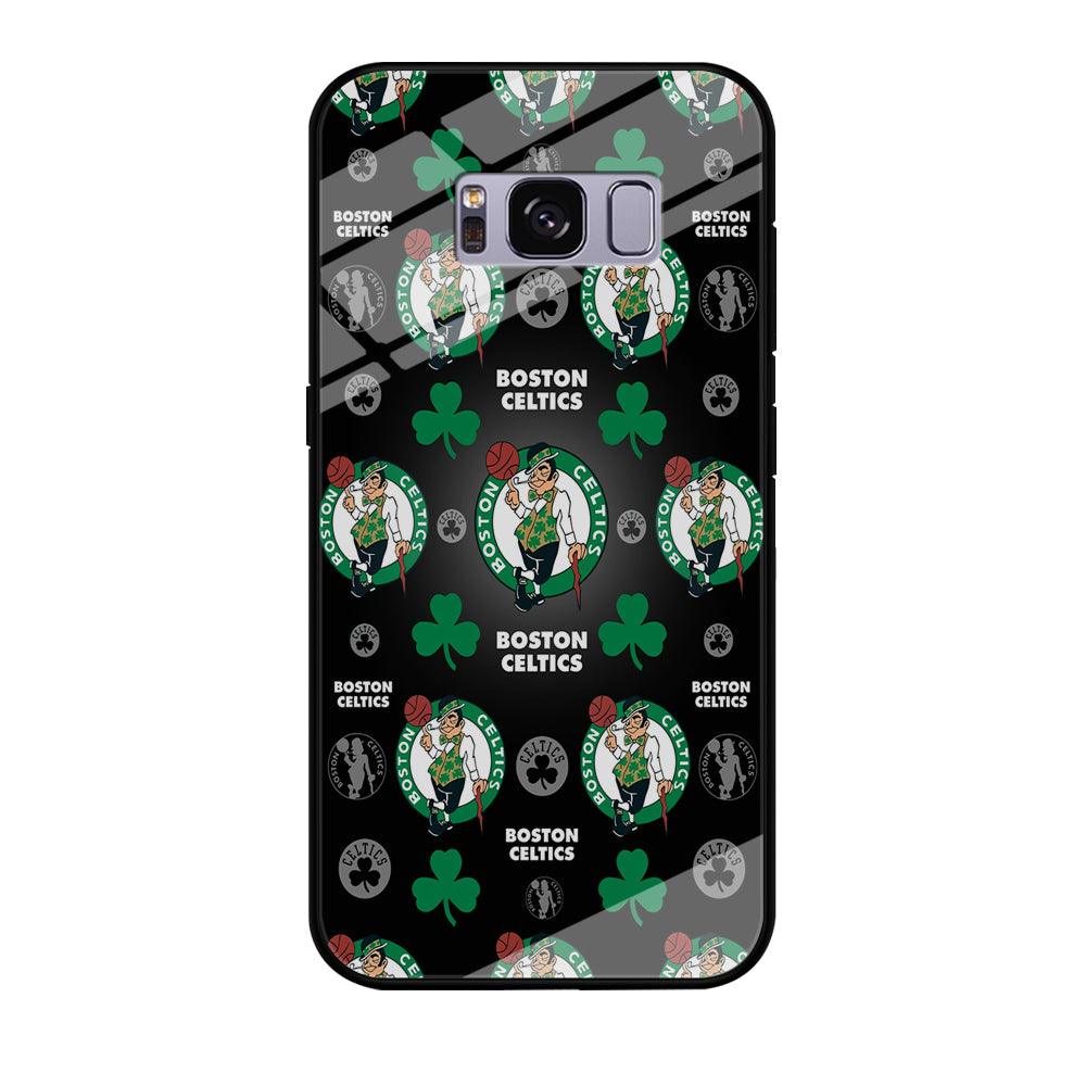 NBA Boston Celtic Basketball 001 Samsung Galaxy S8 Case-Tempered Glass Case-Xtracase