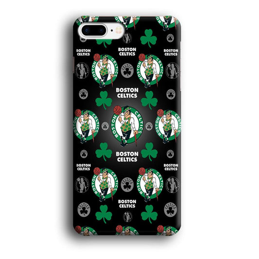 NBA Boston Celtic Basketball 001 iPhone 8 Plus Case-Plastic / Full Wrap (3D Case)-Xtracase