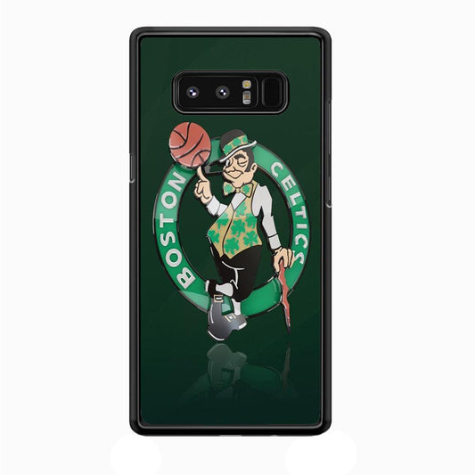 NBA Boston Celtic Basketball 002 Samsung Galaxy Note 8 Case-Plastic / Full Wrap (3D Case)-Xtracase