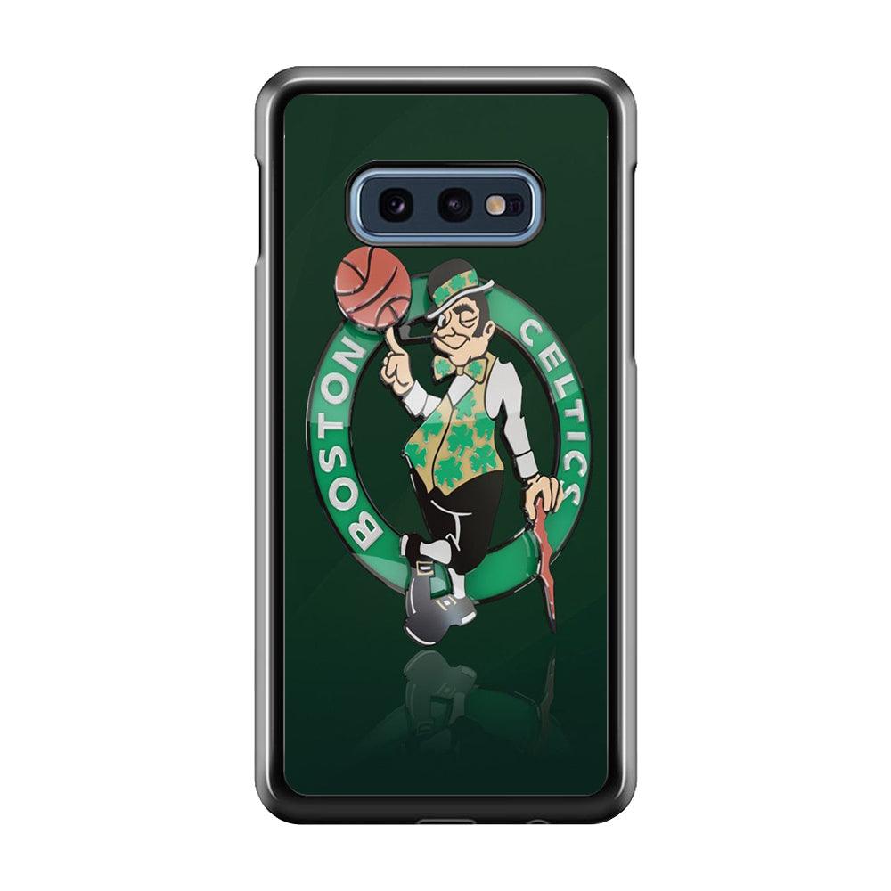 NBA Boston Celtic Basketball 002 Samsung Galaxy S10E Case-Plastic / Full Wrap (3D Case)-Xtracase