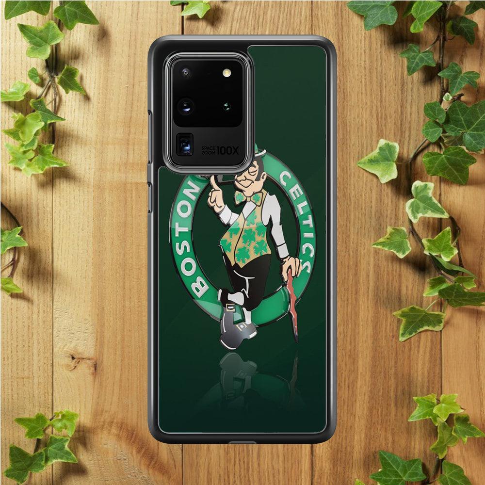 NBA Boston Celtic Basketball 002 Samsung Galaxy S20 Ultra Case-Plastic / Full Wrap (3D Case)-Xtracase