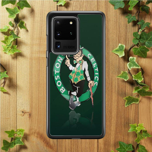 NBA Boston Celtic Basketball 002 Samsung Galaxy S20 Ultra Case-Plastic / Full Wrap (3D Case)-Xtracase