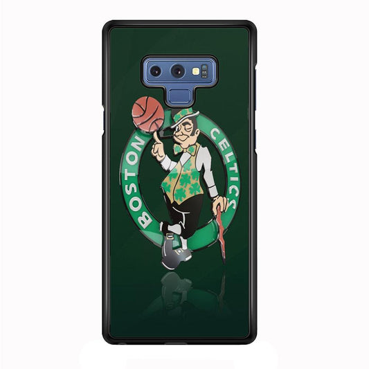 NBA Boston Celtic Basketball 002 amsung Galaxy Note 9 Case-Plastic / Full Wrap (3D Case)-Xtracase