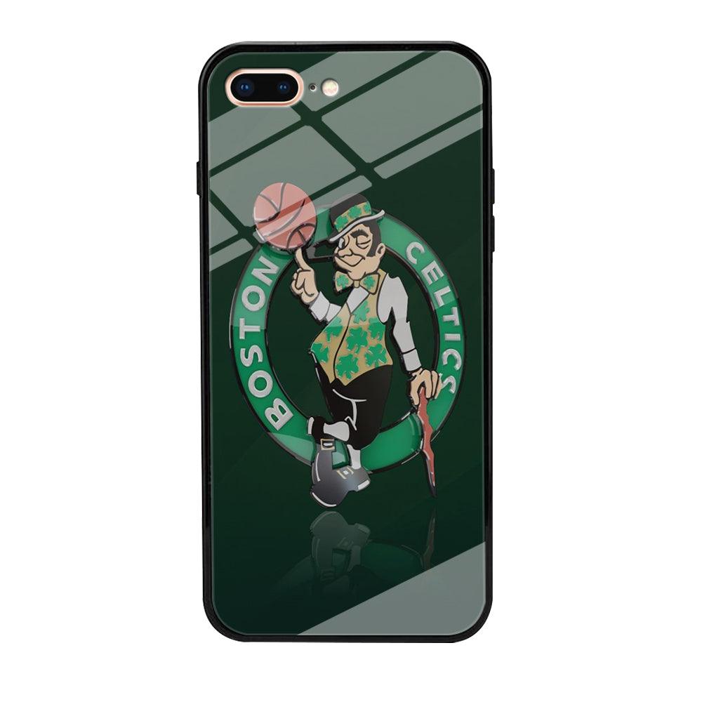 NBA Boston Celtic Basketball 002 iPhone 7 Plus Case-Tempered Glass Case-Xtracase