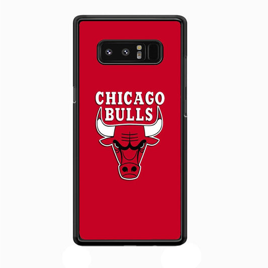 NBA Chicago Bulls Basketball 001 Samsung Galaxy Note 8 Case-Plastic / Full Wrap (3D Case)-Xtracase