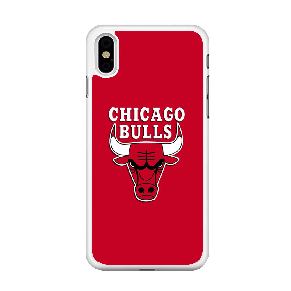 NBA Chicago Bulls Basketball 001 iPhone Xs Case